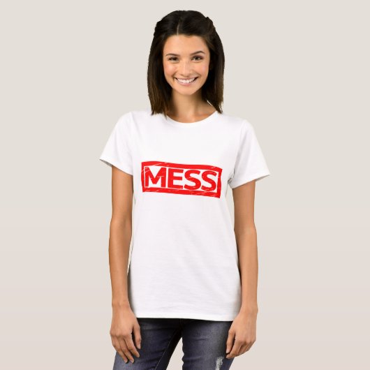 T-shirt Timbre de mess (Devant entier)