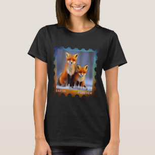 T-shirt Timbre de protection de l'environnement pour toujo