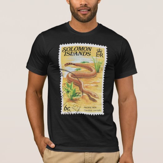 T-shirt Timbre de serpent de Solomons (Devant)