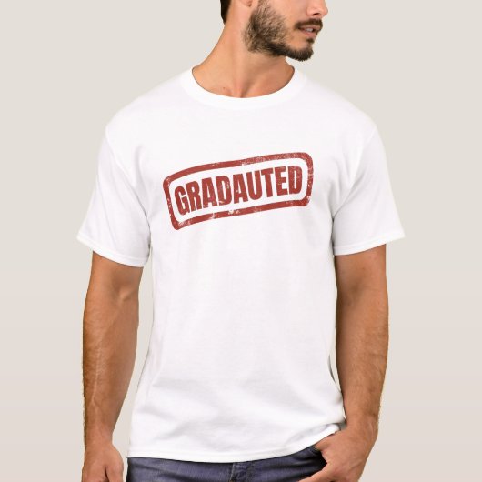 T-shirt Timbre Diplômé Diplômé (Devant)