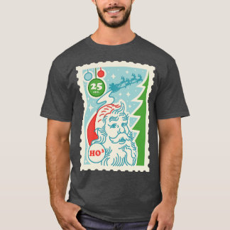 T-shirt Timbre du Père Noël Joyeux Noël