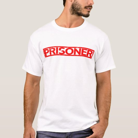 T-shirt Timbre du prisonnier (Devant)