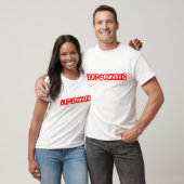 T-shirt Timbre embrouillé (Unisexe)