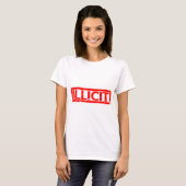 T-shirt Timbre illicite (Devant entier)