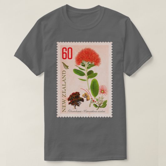 T-shirt Timbre Pohutukawa 60 NZ (Design devant)