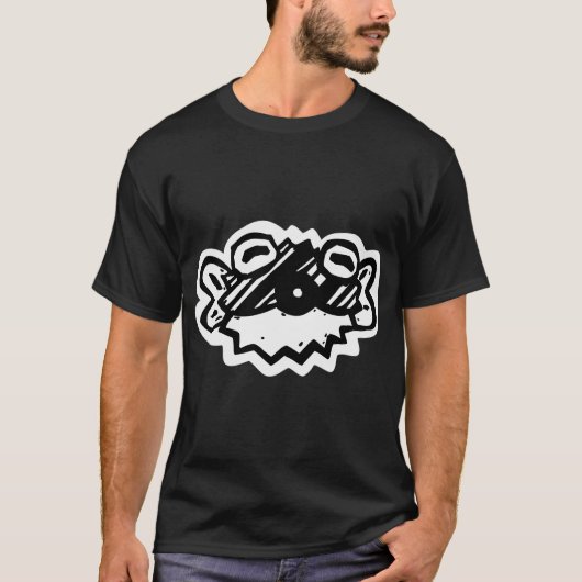 T-shirt Timbre Poisson-Globe (Devant)