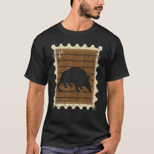 T-shirt Timbre Postal Avec Armadillo