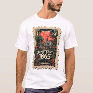 T-shirt Timbre postal vintage du 17e jour