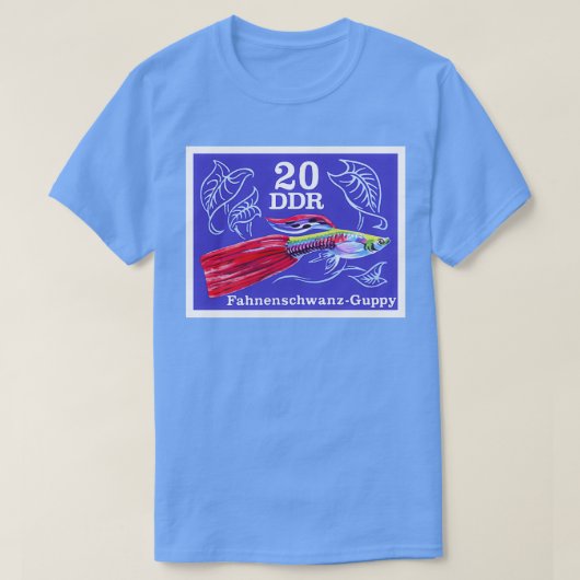 T-shirt Timbre-poste de la queue du drapeau de l'ALLEMAGNE (Design devant)