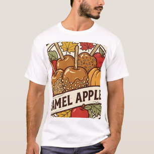 T-shirt Timbre Vintage Caramel Apple Co Friandises d'Autom