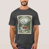T-shirt Timbre Vintage d'Alaska (Devant)