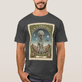 T-shirt Timbre Vintage d'Alien (Devant)