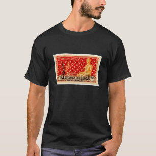 T-shirt Timbre vintage de Bouddha des Laotiens