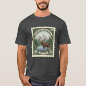 T-shirt Timbre Vintage du Canada (Devant)