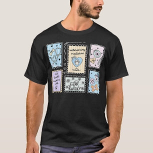 T-shirt Timbre Vintage Médecine Vétérinaire Vétérinaire