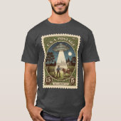 T-shirt Timbre Vintage UFO (Devant)