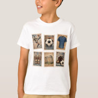 Timbres de football vintage Collection de football