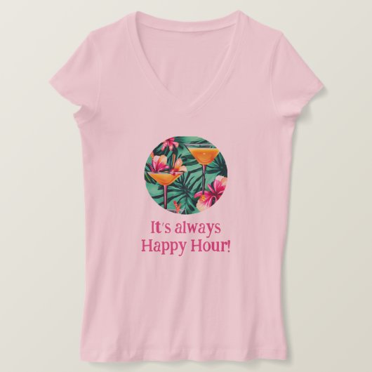 T-shirt Time Cocktail (Design devant)