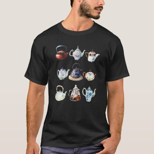 T-shirt Time For Tea Pot Collection For Tea Teapots (Devant)