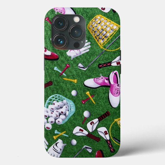 T-shirt Time Girly Golf Case-Mate iPhone Case (Achterkant)