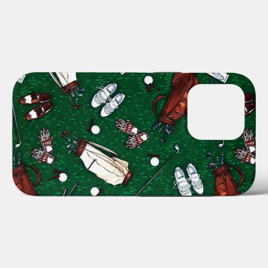 T-shirt Time Golf Case-Mate iPhone Case (Achterkant (horizontaal))