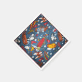 T-shirt Time Golf Pattern 2 Napkins Servet (Hoek)