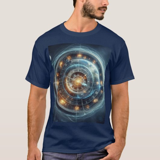 T-shirt Time Machine, Time Travel, ~ Space/Time Continuum* (Devant)