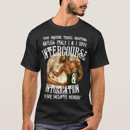 T-shirt Time Machine Travel Vacations I & I 1944 (Devant)