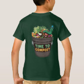 T-shirt "Time to Compost" (Dos)