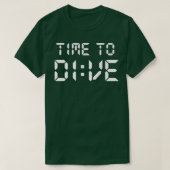 T-shirt Time To Dive Cave Diving Dive Master Advanced Dive (Design devant)
