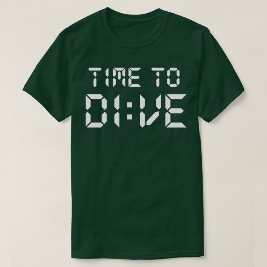 T-shirt Time To Dive Cave Diving Dive Master Advanced Dive (Design devant)