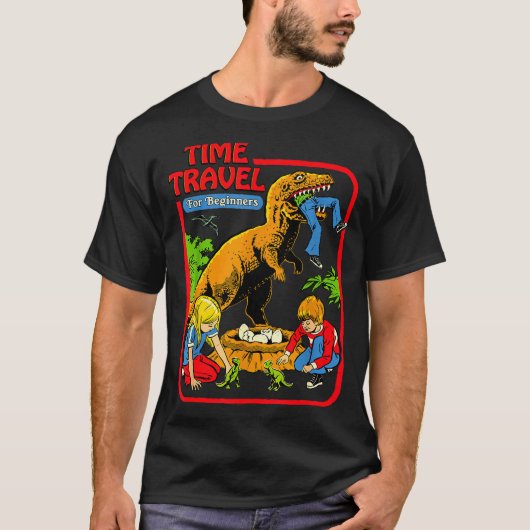 T-shirt Time Travel Juric Sarcastic Retro Funny Adult Humo (Devant)