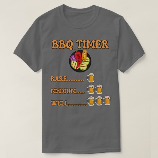 T-shirt timer barbecue (Design devant)