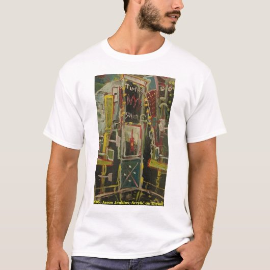 T-SHIRT TIMES SQUARE VIN ROUGE (Devant)