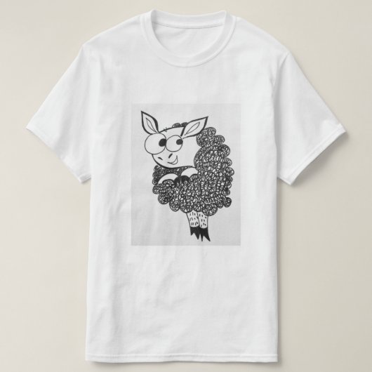 T-shirt timide (Design devant)