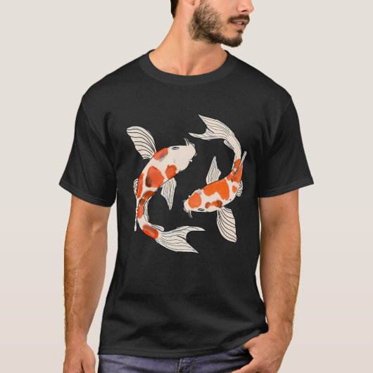 T-shirt Timide comme un Koi (Devant)