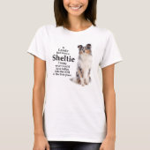 T-shirt Timmy's Blue Merle Sheltie (Devant)