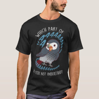 T-shirt Timneh African Grey Parrot Aaaa