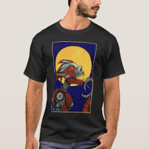 T-shirt Tin Hurle le Loup-Garou Robotique