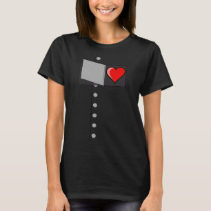 T-shirt Tin Man Heart Halloween Wizard Of Oz Tin Man Costu