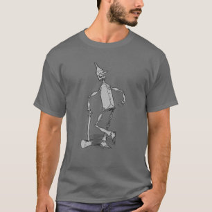 T-shirt Tin Man - Le Magicien De OZ Vintage Tin Man Tee