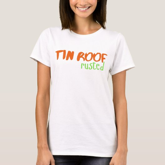 T-shirt Tin Roof Rusted 80s Music Lovers Pop Rock (Devant)