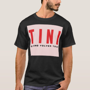 T-shirt TINI - Quiero Volver Tour ! (Version PINK !) Voyag