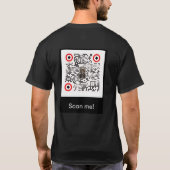 T-shirt Tinsel le chaton de Noël (Dos)