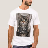 T-shirt Tinsel the Christmas Kitten (Devant)