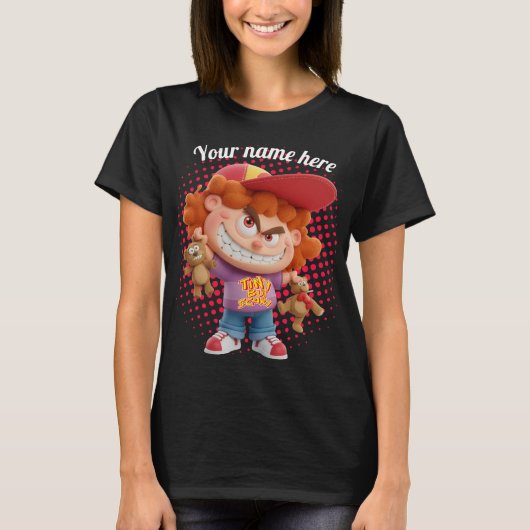 T-shirt Tiny But Scary (Devant)
