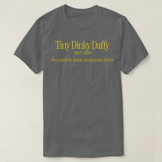 T-shirt Tiny Dinky Daffy 1927 2019 (Design devant)