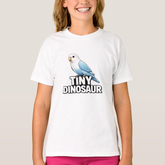 T-shirt Tiny Dinosaur Lovebird (Devant)