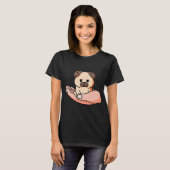 T-shirt Tiny Grumpy Pug (Devant entier)