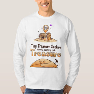 T-shirt Tiny Treasekers - Club de Caching Familial